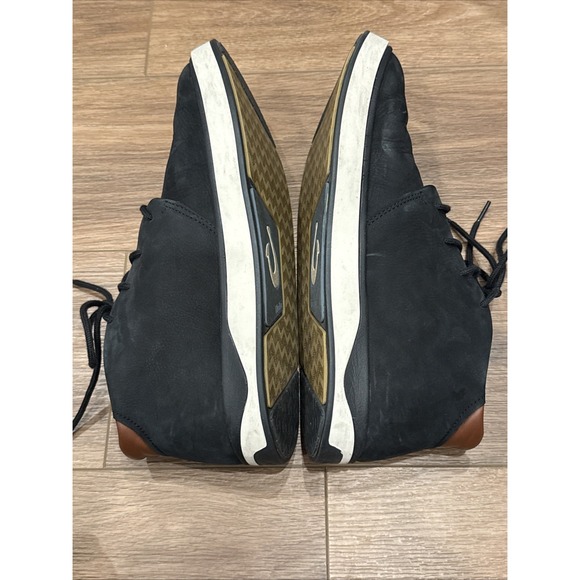 OluKai Papaku 'Ili mens Black Leather Chukka Boots Size 13 , EU 46, Classic, EUC - Picture 10 of 13